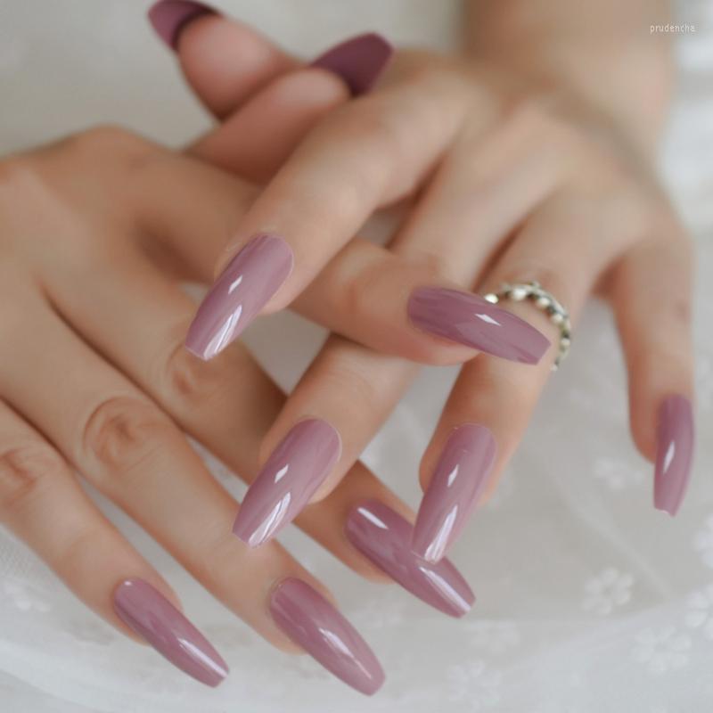 False Nails Shiny PaleVioletRed Coffin Nail Soild Color Salon Smooth Long Tips DIY Daily Ballerina Prud22, L5216
False Nails Shiny PaleVioletRed Coffin Nail Soild Color Salon Smooth Long Tips DIY Daily Ballerina Prud22, L5216