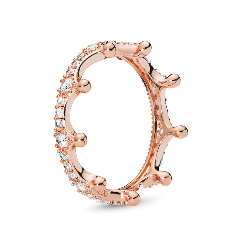 New Popular High Quality 925 Sterling Silver Stackable Party Bow Crown Rings For Women Couple S925 Snake Jewelry Gifts