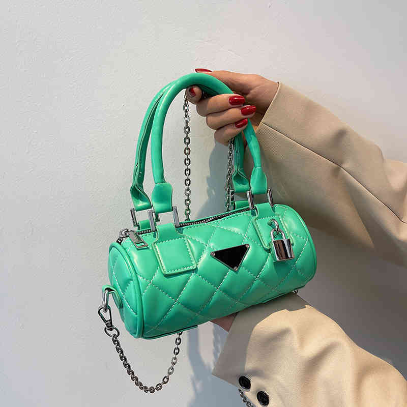 style small fragrance texture cylinder bag women's bag popular Chain Handbag shoulder bag Purses_TPVE, White
style small fragrance texture cylinder bag women's bag popular Chain Handbag shoulder bag Purses_TPVE, White