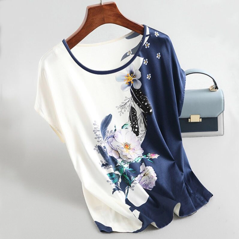 New Women tops Silk Satin Blouses Spring Summer Floral Printing Blouse Female Fashion Shirt Tops Plus Size, Green
New Women tops Silk Satin Blouses Spring Summer Floral Printing Blouse Female Fashion Shirt Tops Plus Size, Green