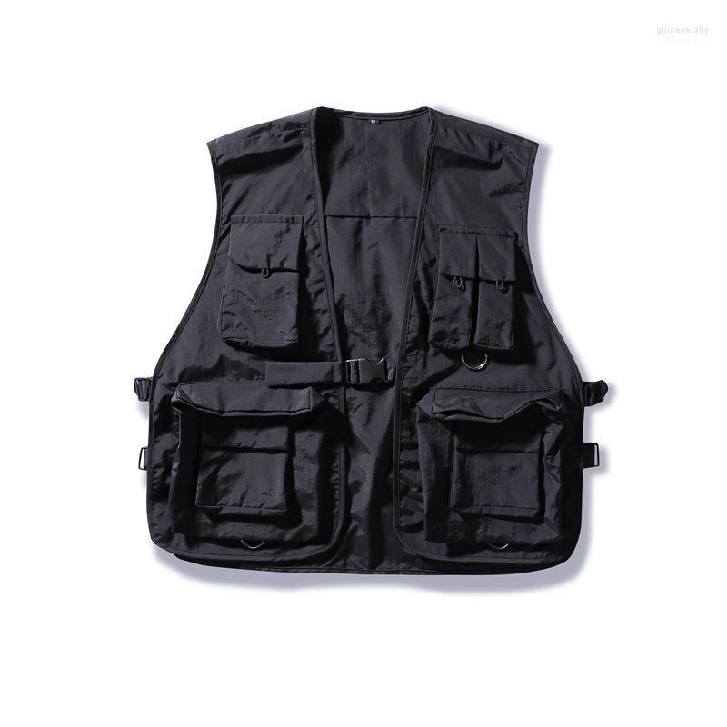 Multiple Pockets Cargo Vest Hip Hop Men Dad Core Sleeveless Jacket Gilet Men's Streetwear Guin22, Black
Multiple Pockets Cargo Vest Hip Hop Men Dad Core Sleeveless Jacket Gilet Men's Streetwear Guin22, Black