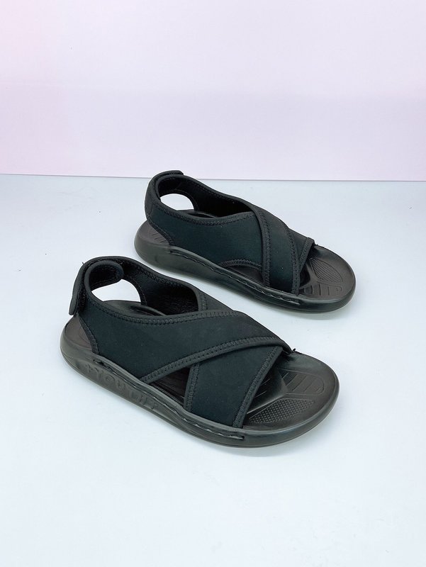 Boys Crossover Strap Hook-and-loop Fastener Sport Sandals SHE