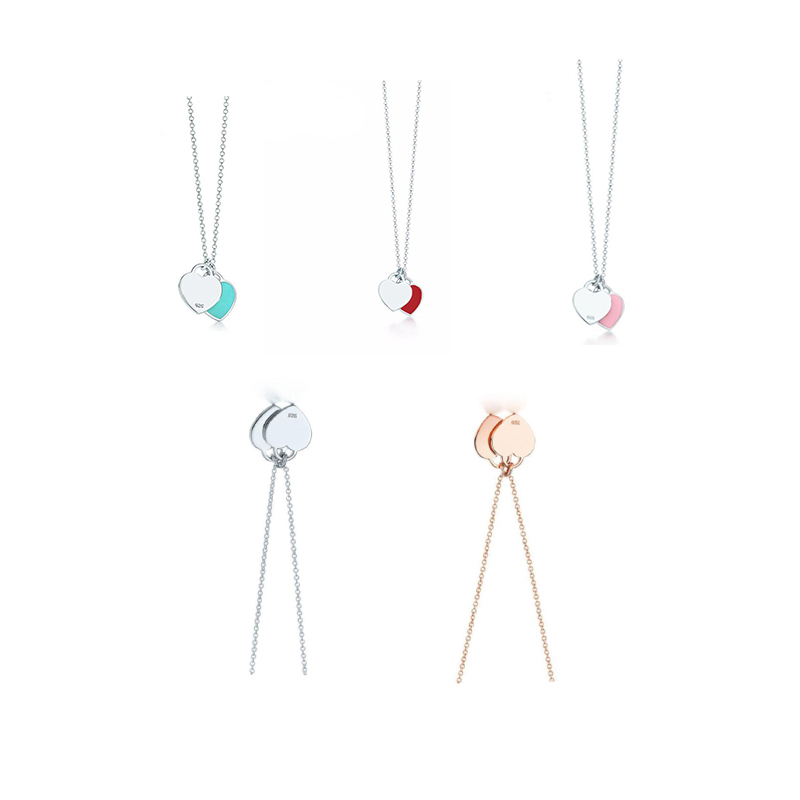 S925 Sterling Silver Heart Pendant Necklace 50cm Women's Jewelry Exquisite Craftsmanship Logo Classic Blue Heart Wholesale Luxury Designer Hongrui61
S925 Sterling Silver Heart Pendant Necklace 50cm Women's Jewelry Exquisite Craftsmanship Logo Classic Blue Heart Wholesale Luxury Designer Hongrui61