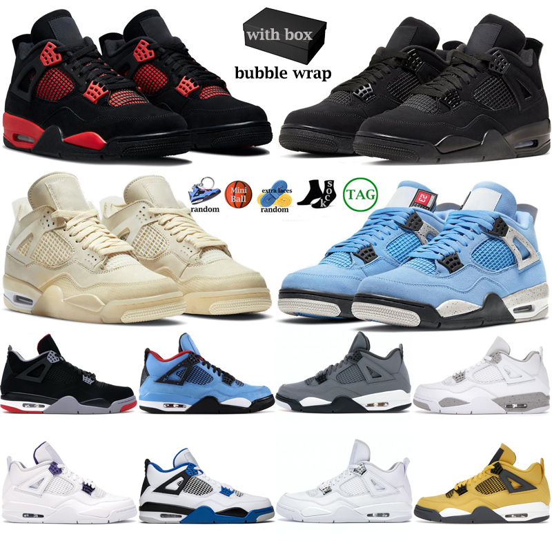 Jumpman 4 4s Black Cat Basketball Shoes Red Thunder Sail University Blue Neon White Oreo Bred Pure Money White Cement Cool Grey Men Women Trainers Sport Sneakers
Jumpman 4 4s Black Cat Basketball Shoes Red Thunder Sail University Blue Neon White Oreo Bred Pure Money White Cement Cool Grey Men Women Trainers Sport Sneakers