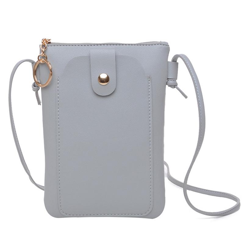 Evening Bags Women PU Leather Shoulder Bag Mini Mobile Phone Card Coin Holder Purse Handbag, As show
Evening Bags Women PU Leather Shoulder Bag Mini Mobile Phone Card Coin Holder Purse Handbag, As show