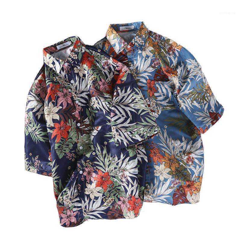 Men' Casual Shirts 2022 Style Summer Plus Size Men Floral Print Palm Tree Hawaiian Beach Short Sleeve Shirt, As pic
Men' Casual Shirts 2022 Style Summer Plus Size Men Floral Print Palm Tree Hawaiian Beach Short Sleeve Shirt, As pic