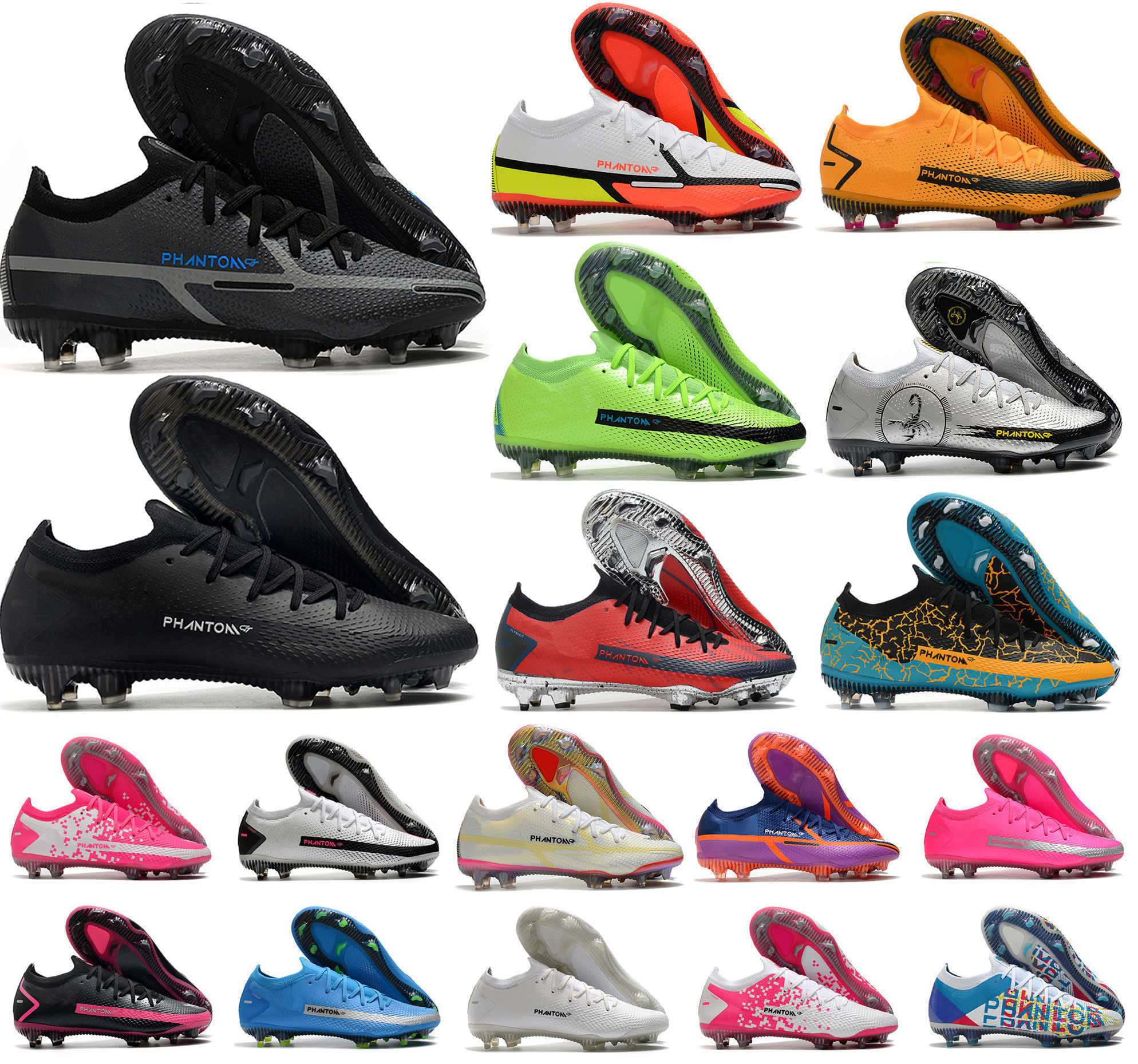 Newest Top Mens Phantom GT II 2 GT2 Elite FG Soccer Football Shoes Motivation Black Rawdacious Skepta Impulse Pack 3D Scorpion Boys Boots, 18 fg
Newest Top Mens Phantom GT II 2 GT2 Elite FG Soccer Football Shoes Motivation Black Rawdacious Skepta Impulse Pack 3D Scorpion Boys Boots, 18 fg