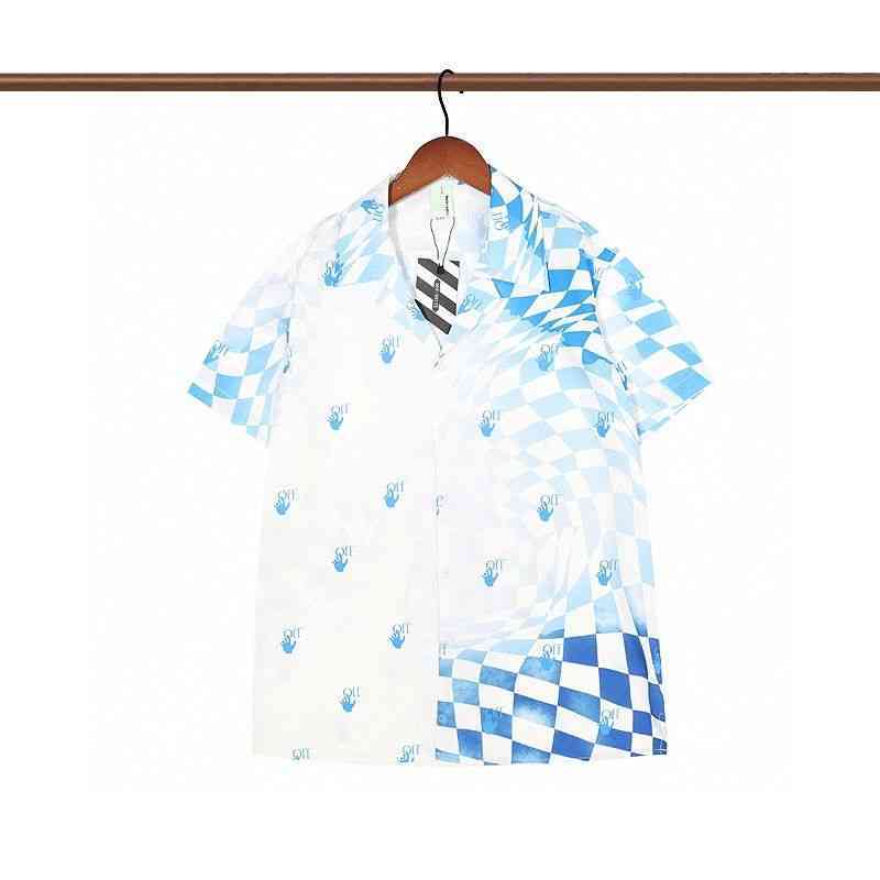 High Quality Ow Fashion Casual Shirt Off w New Gradient Gesture Graffiti Contrast Color Cotton T-shirt Trend Loose Pocket Short Sleeve American Hip Hop Coat, Mingy-9056
High Quality Ow Fashion Casual Shirt Off w New Gradient Gesture Graffiti Contrast Color Cotton T-shirt Trend Loose Pocket Short Sleeve American Hip Hop Coat, Mingy-9056