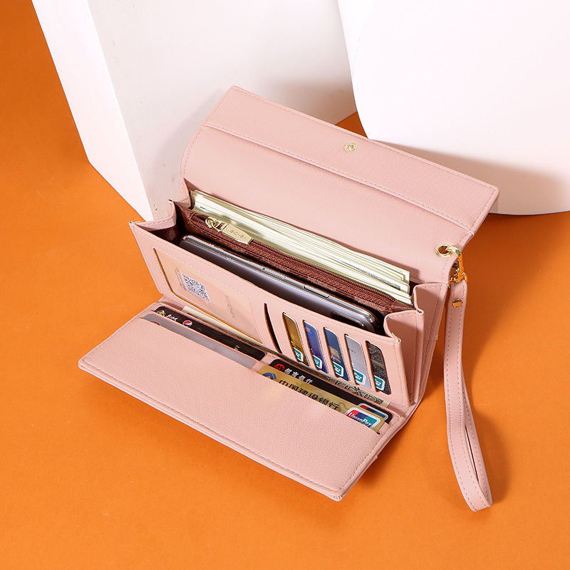 Forever Young Wristlet Clutch Wallet Women Many Departments Female Zipper Ladies Purse Handbag Cell Phone Pocket 220421