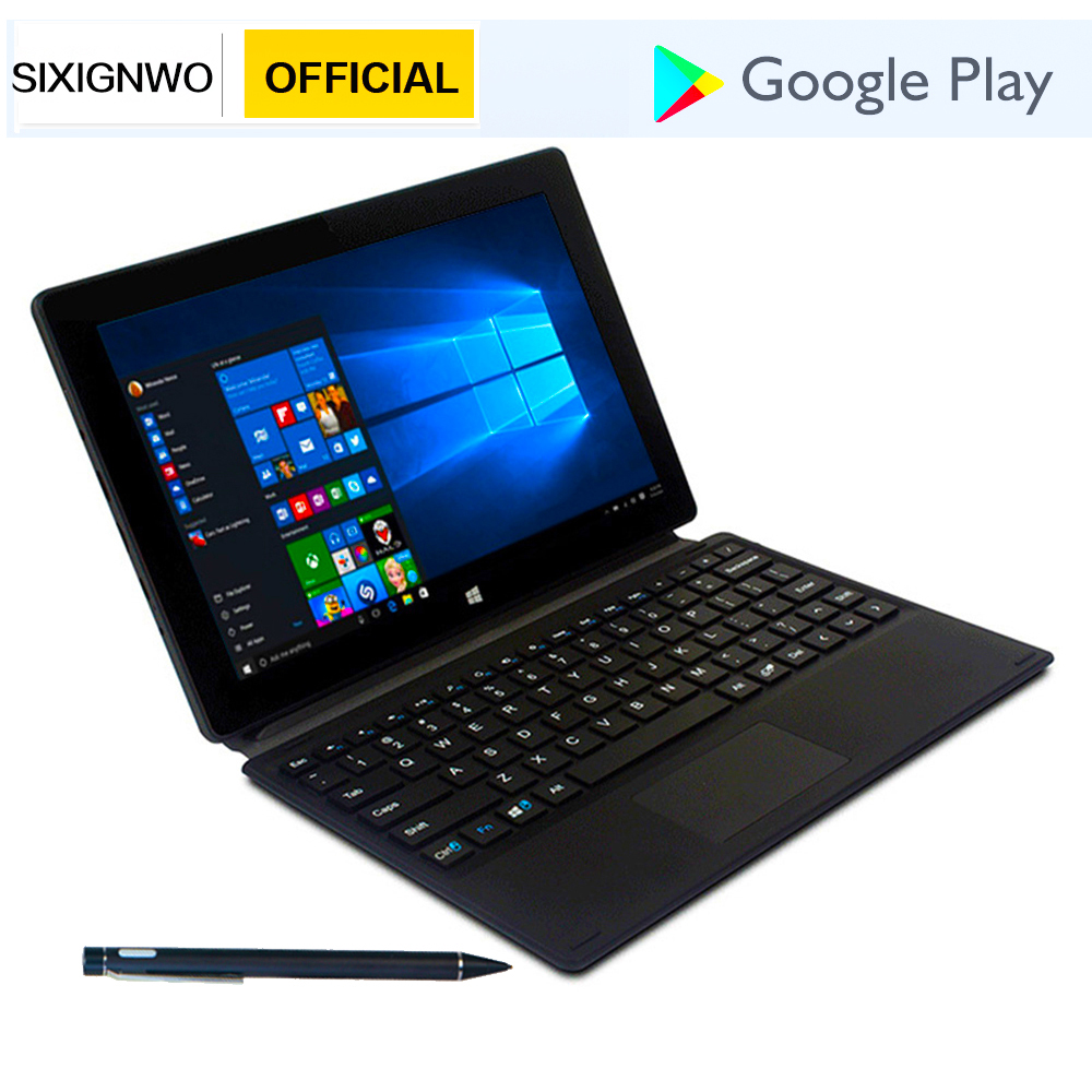 Intel Bay Trail Z3735F Quad Core Windows 10 Tablet PC 10,1 pouces 1280P IPS écran 2GB RAM 32GB SSD ROM Type-C WiFi 2 sur 1 comprimés