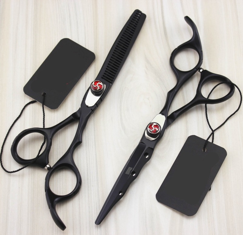 professional 6.0 inch hairdressing scissors Cutting & Thinning scissor shears forbici barber hair set Free 220317