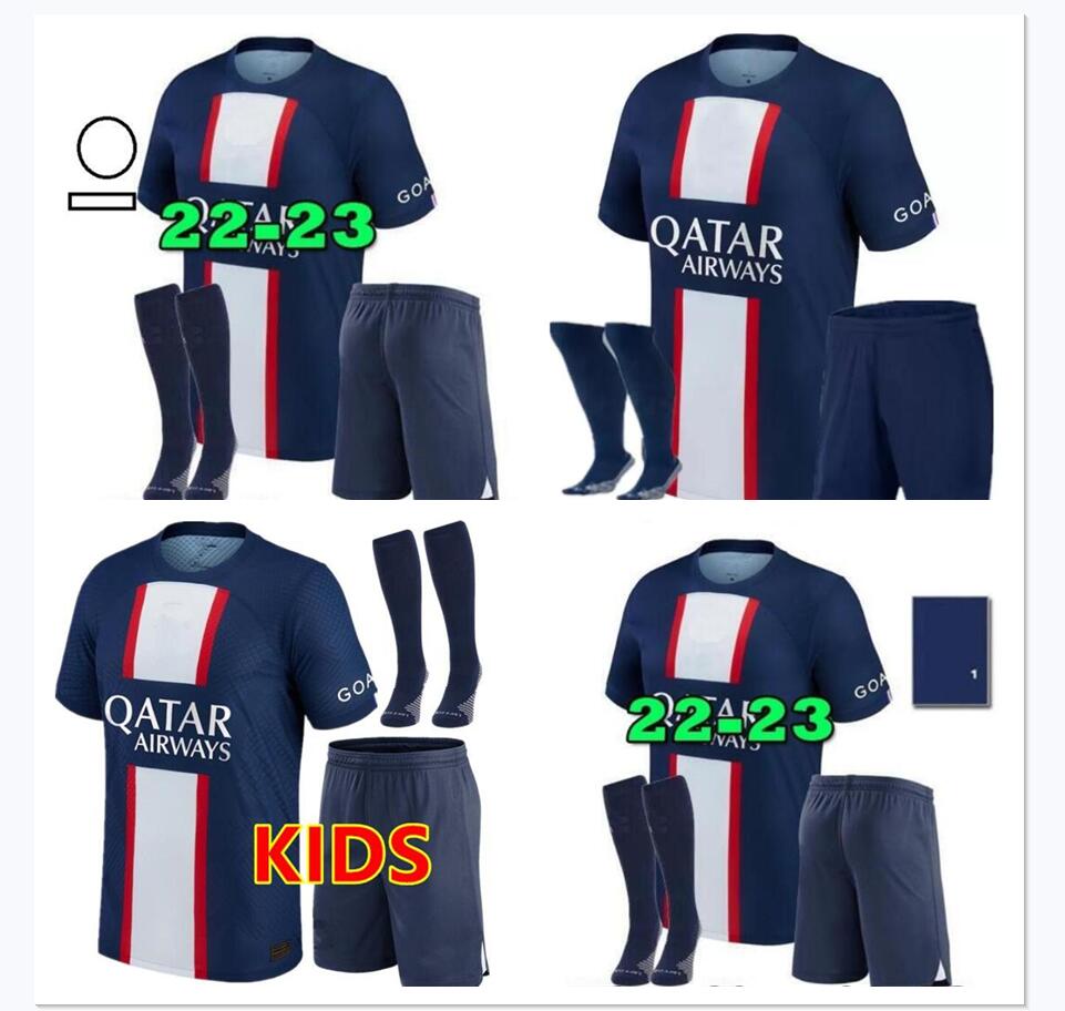 2022 2023 soccer jerseys MBAPPE HAKIMI SERGIO RAMOS WIJNALDUM 22 23 PSGS Maillots football shirt men kids kit set with uniform enfants equipement maillot de foot, Blue
2022 2023 soccer jerseys MBAPPE HAKIMI SERGIO RAMOS WIJNALDUM 22 23 PSGS Maillots football shirt men kids kit set with uniform enfants equipement maillot de foot, Blue