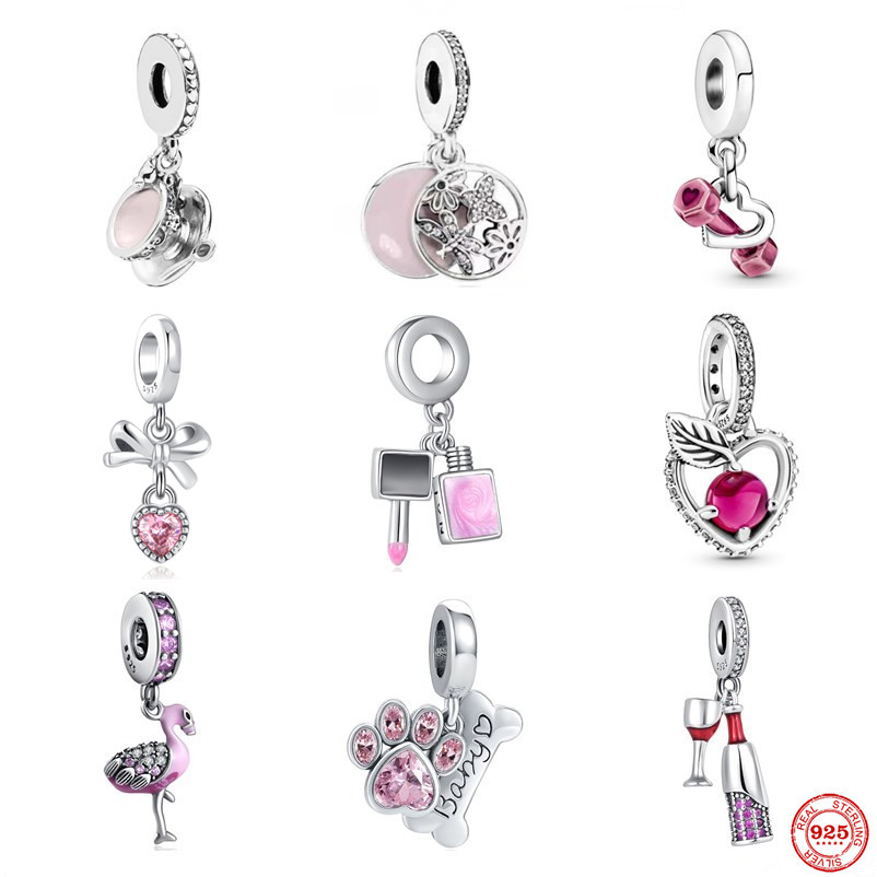 925 Silver Charm Beads Dangle New Butterfly Pendant Nail Polish Dumbbell Love Charms Beads Bead Fit Pandora Charms Bracelet DIY Jewelry Accessories
925 Silver Charm Beads Dangle New Butterfly Pendant Nail Polish Dumbbell Love Charms Beads Bead Fit Pandora Charms Bracelet DIY Jewelry Accessories