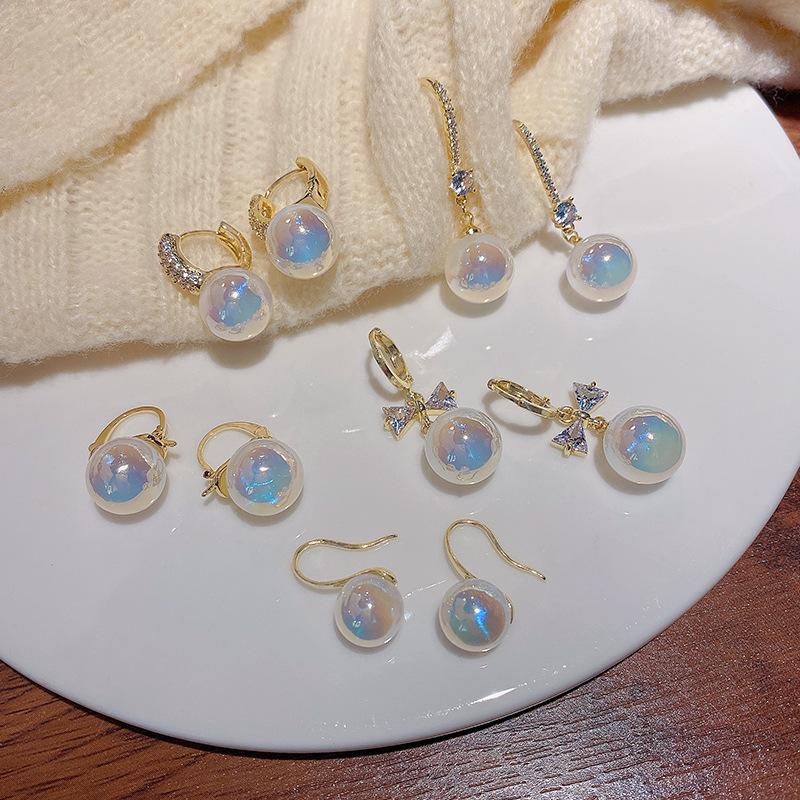 Dangle & Chandelier Luxury Real Gold Plated Mermaid Zircon Pearl Drop Earrings For Women 2022 High-end Elegant Earring Exquisite Korean Jewe
Dangle & Chandelier Luxury Real Gold Plated Mermaid Zircon Pearl Drop Earrings For Women 2022 High-end Elegant Earring Exquisite Korean Jewe