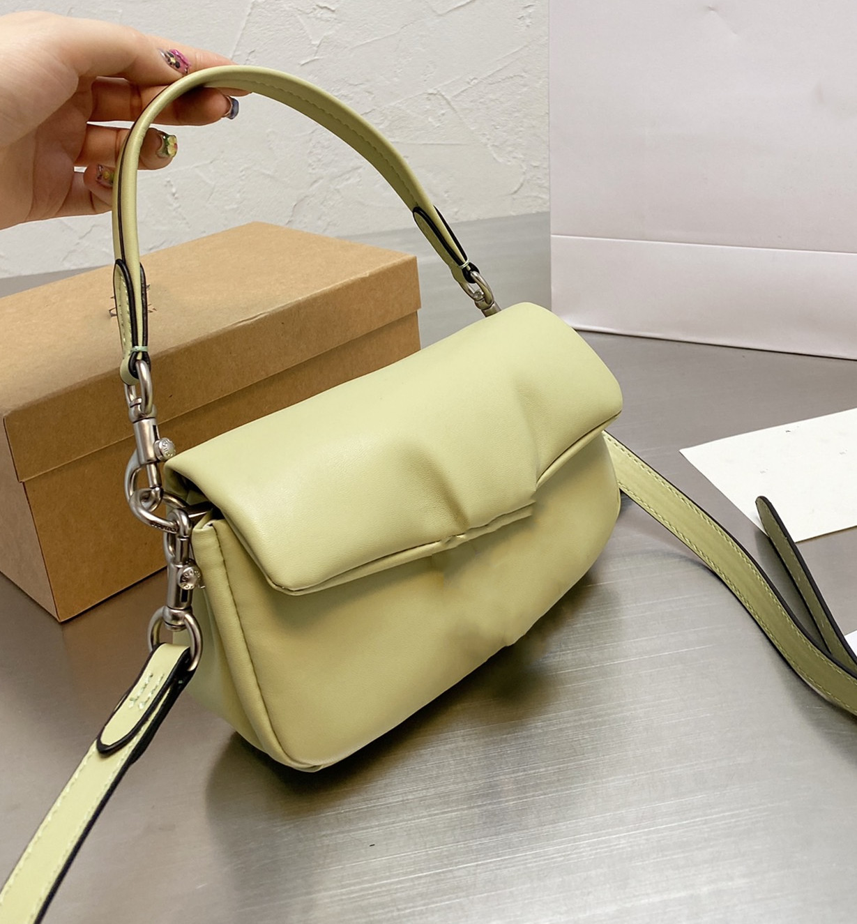 Women Pillow Tabby Shoulder Bag Baguette Handbag Pure Color Bacchus Designer Bags Retro With Handle Cloudy Lady Handbags Soft Leather Crossbody Evening Purse, Black
Women Pillow Tabby Shoulder Bag Baguette Handbag Pure Color Bacchus Designer Bags Retro With Handle Cloudy Lady Handbags Soft Leather Crossbody Evening Purse, Black