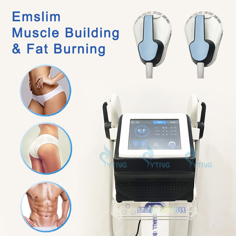 EM Slim Body Slimming Machine with 2 Hnadles No Pain Muscle Stimulator Body Contouring Equipment Burn Fat 7 Tesla Hiemt System
EM Slim Body Slimming Machine with 2 Hnadles No Pain Muscle Stimulator Body Contouring Equipment Burn Fat 7 Tesla Hiemt System