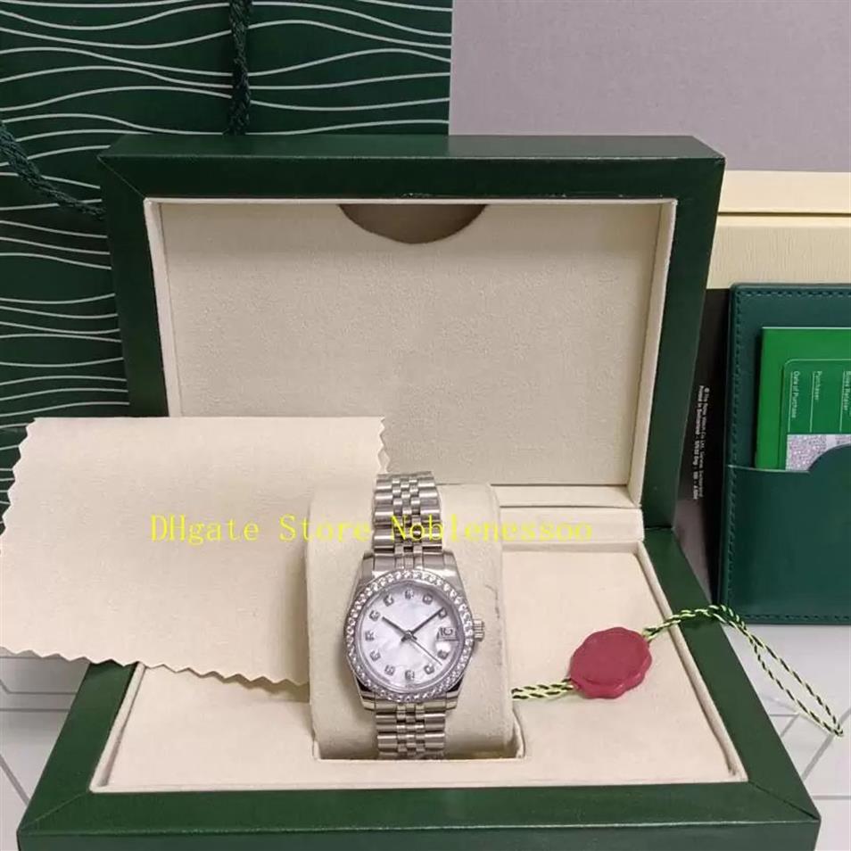 With Original Box Women's Watch Ladies 31mm White MOP Mother Pearl Dial Diamond Bezel 68274 Jubilee Asia 2813 Movement Automa2866, 01
With Original Box Women's Watch Ladies 31mm White MOP Mother Pearl Dial Diamond Bezel 68274 Jubilee Asia 2813 Movement Automa2866, 01