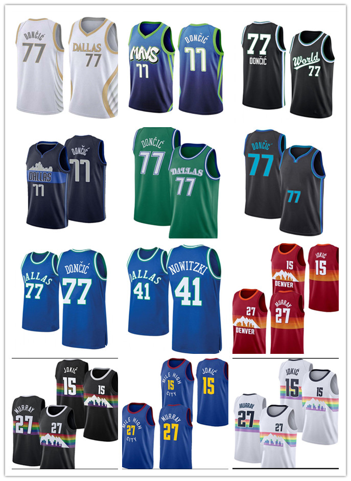 2021 2022 New Dalla Maverick Denvers Nugget Basketball Jersey 41 15 Luka Doncic Jamal Murray 77 27 Dirk Nowitzki Nikola Orange Jokic Contrast Color white costom
2021 2022 New Dalla Maverick Denvers Nugget Basketball Jersey 41 15 Luka Doncic Jamal Murray 77 27 Dirk Nowitzki Nikola Orange Jokic Contrast Color white costom