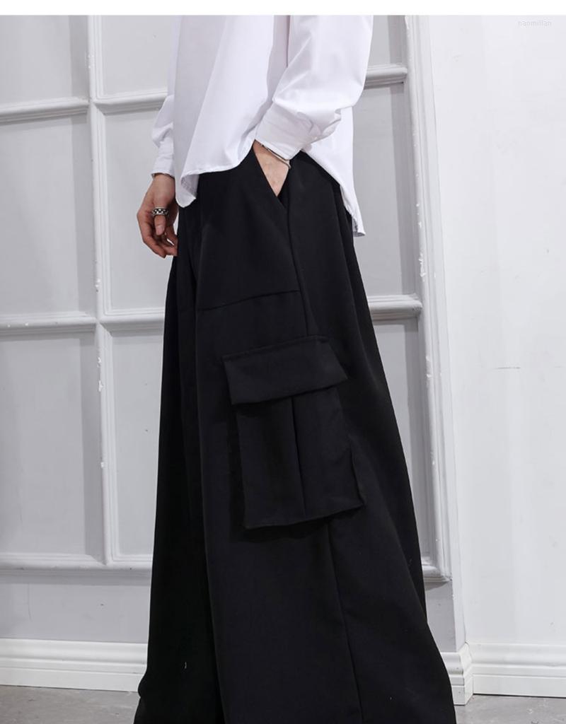 Men's Pants Dark Black Men's Overalls Design Sense Minority Skirt Floor Loose Japanese Retro Wide Leg PantsMen's Naom22
Men's Pants Dark Black Men's Overalls Design Sense Minority Skirt Floor Loose Japanese Retro Wide Leg PantsMen's Naom22