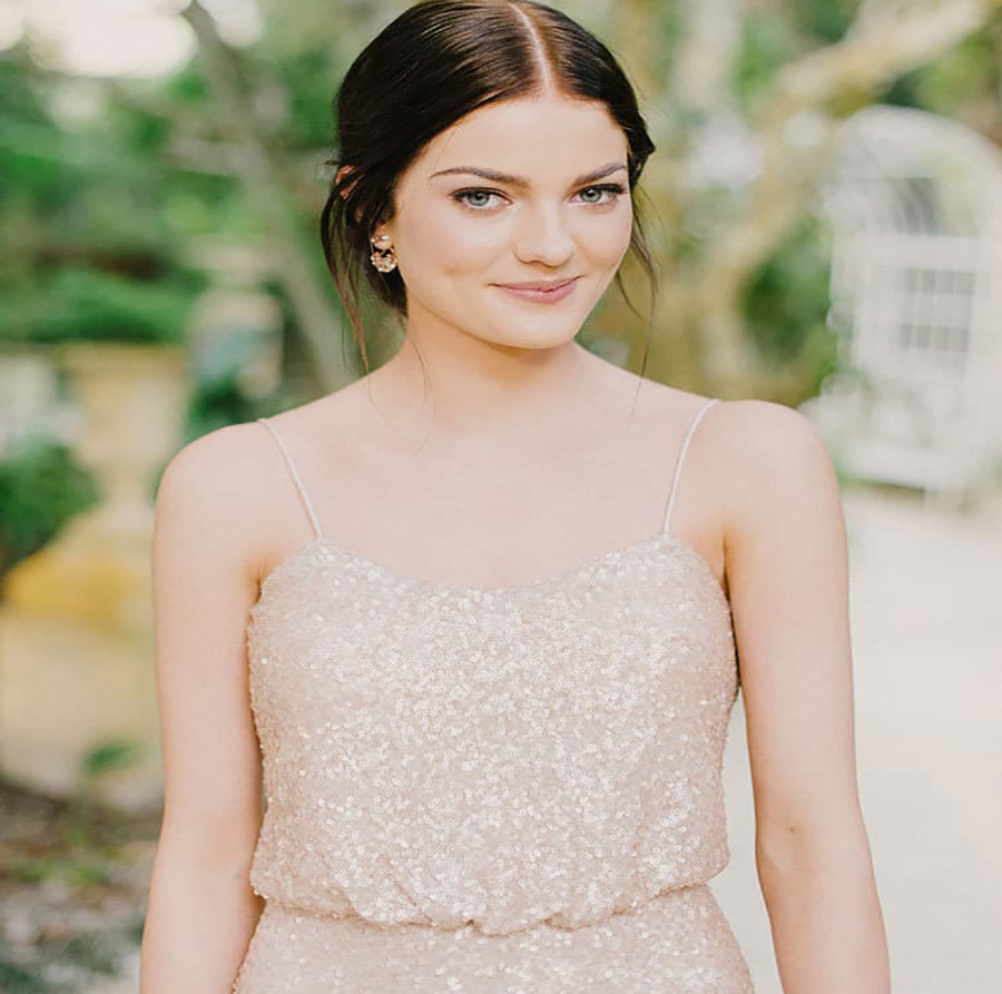 Shiny Gold Sequin Bridesmaid Dresses Sexy Spaghetti Straps Boho Wedding Guest Dress Maid Of Honor Women Formal Evening Dress Robes De Demoiselles D�