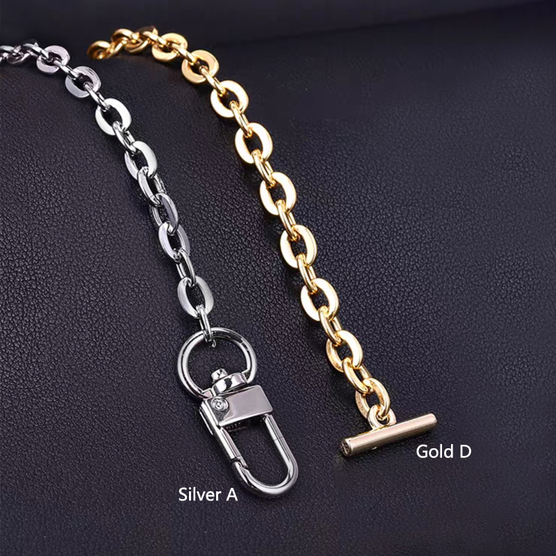 BAMADER Chain Straps Highend Woman Bag Metal Chain Fashion Bags Accessory DIY Bag Strap Replacement Luxury Brand Chain Straps 220