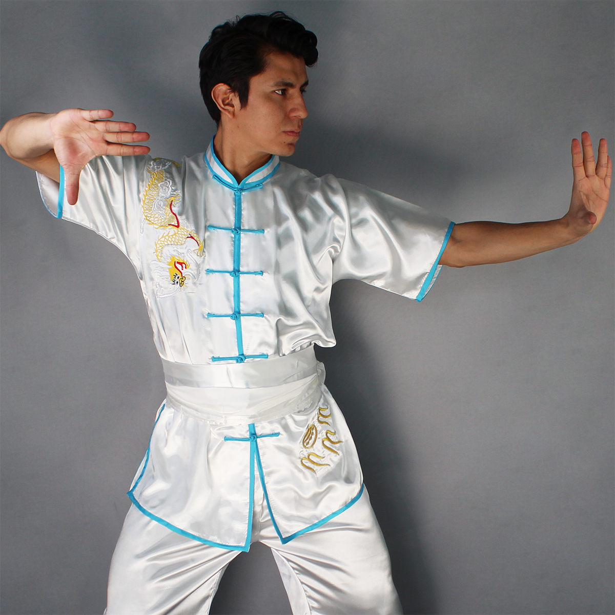 Men's Tracksuits Kids Adult Martial arts tai chi Uniform competition performance clothing Chinese style Student training physical exercise Suits