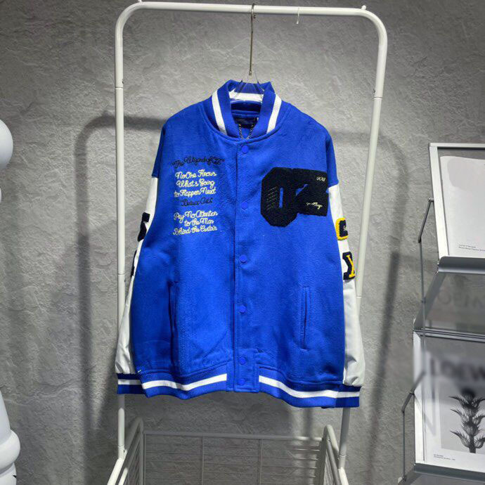 2023 Street Fashion Catwalk Unisex Jacket Men's Baseball Uniform Flat Embroidery Pull Side High Street Jacket Color Black White Size 2XL/3XL, Blue
2023 Street Fashion Catwalk Unisex Jacket Men's Baseball Uniform Flat Embroidery Pull Side High Street Jacket Color Black White Size 2XL/3XL, Blue