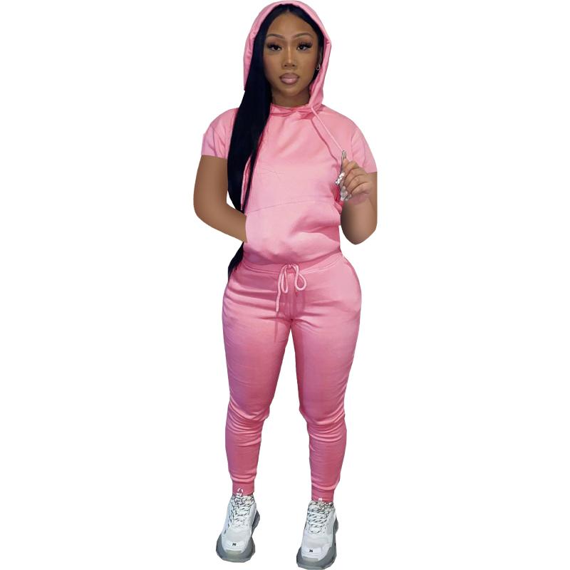 Women' Two Piece Pants 2022 Spring Women Tracksuit Set Hooded Shirt And Long Drawstring Solid Color Sportsuit Matching Clothes, Gray
Women' Two Piece Pants 2022 Spring Women Tracksuit Set Hooded Shirt And Long Drawstring Solid Color Sportsuit Matching Clothes, Gray