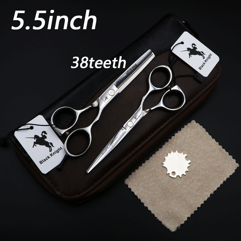 5.5/6 inch Professional Hairdressing scissors set Cutting+Thinning Barber shears High quality 38/42teeth 220317