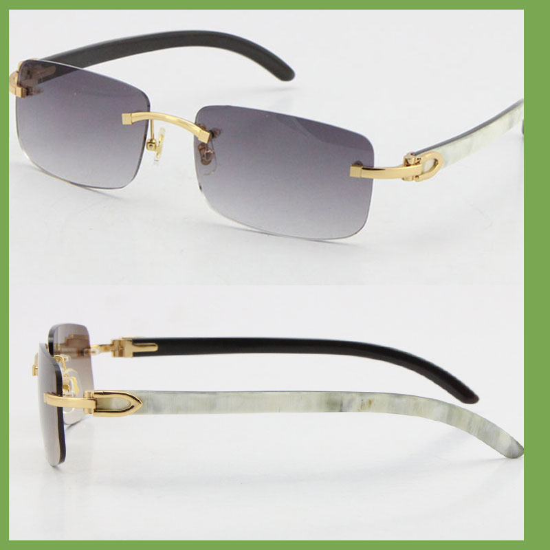 Wholesale Selling Style 8200757 Sunglasses Original Genuine Natural Black and White Vertical Stripes Buffalo Horn Rimless 8200758 Male 21
Wholesale Selling Style 8200757 Sunglasses Original Genuine Natural Black and White Vertical Stripes Buffalo Horn Rimless 8200758 Male 21