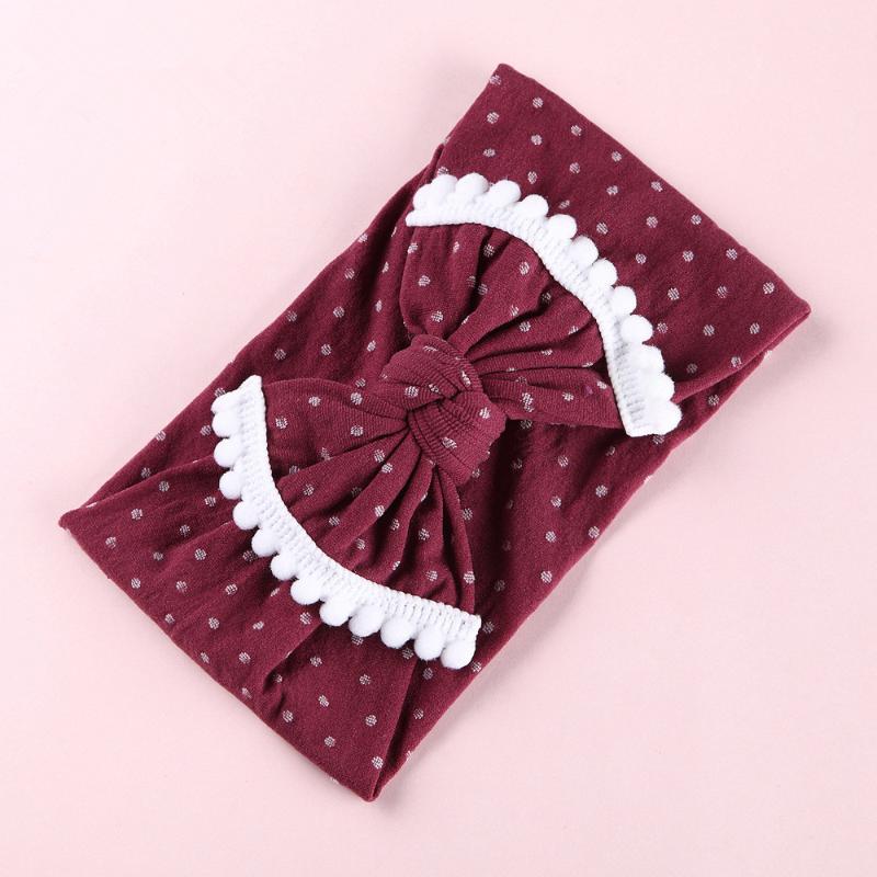Hair Accessories Baby Big Bow Headband Wide Nylon Headbands With Pompom Trim Kids Girls Knot Bows Headwrap Infant Bron Head BandHair, Black
Hair Accessories Baby Big Bow Headband Wide Nylon Headbands With Pompom Trim Kids Girls Knot Bows Headwrap Infant Bron Head BandHair, Black