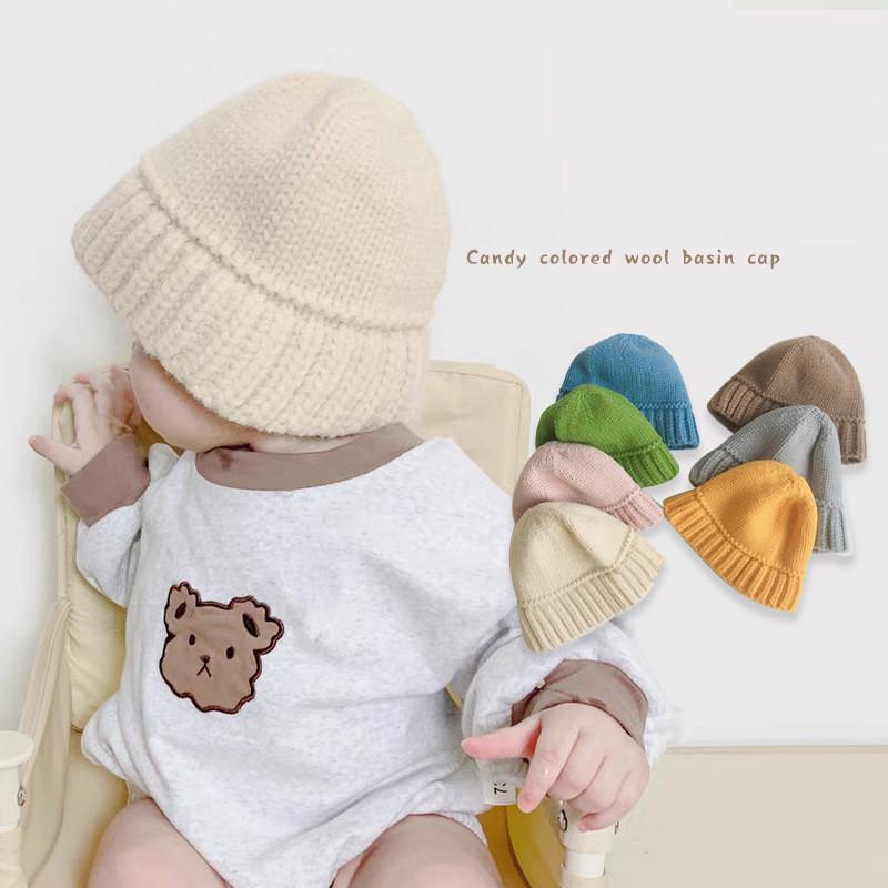 Berets Candy Color Autumn Winter Baby Bucket Hat Korea Fashion Knitted Children Wool Basin Cap Beanie For Kid Bonnets WholesaleBerets, Black
Berets Candy Color Autumn Winter Baby Bucket Hat Korea Fashion Knitted Children Wool Basin Cap Beanie For Kid Bonnets WholesaleBerets, Black