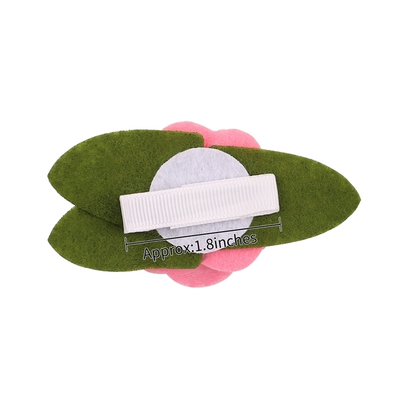 4Pcs Set Floral Hair Clip Set Girl Cute Bow Flower Lace Trimming Headwear Cartoon Clips pin Headdress Accessories 220720