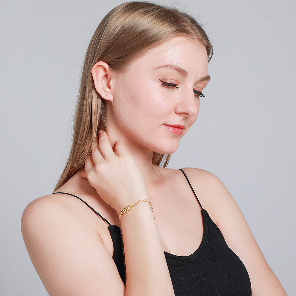 Heart Charm Bracelets For Women Girl Accessories Couple Birthday Gift