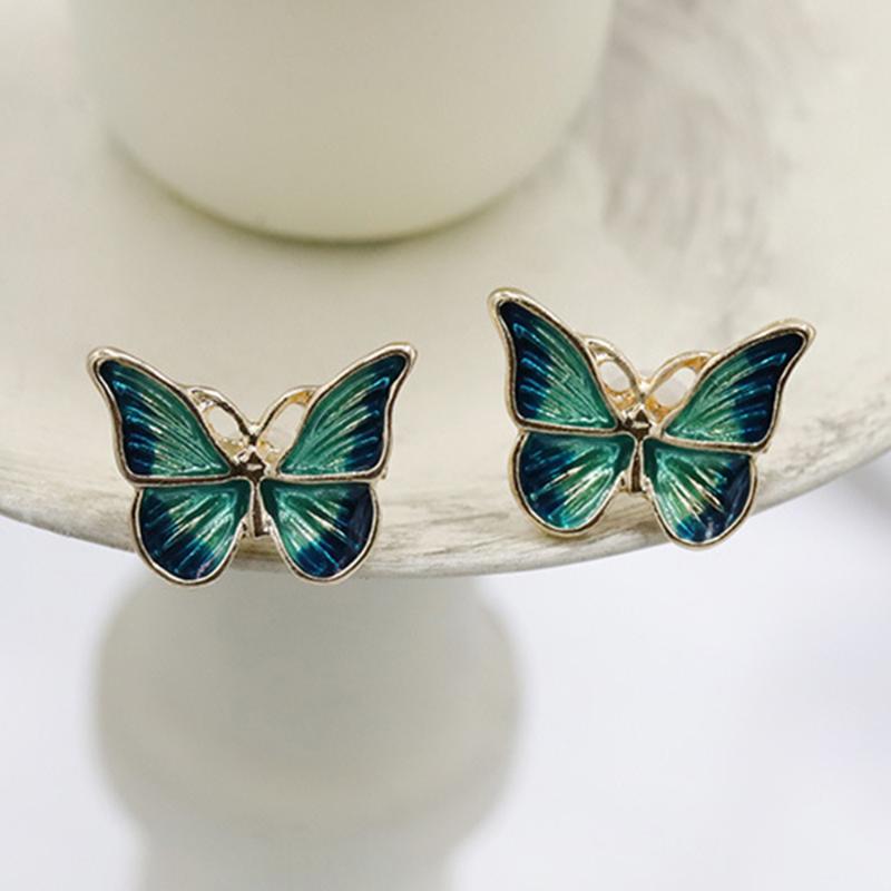 Clip-on & Screw Back Simple French Oil Painting Style Fashion Butterfly Earrings Small Fresh Sweet Ladies Jewelry Cute GiftsClip-on
Clip-on & Screw Back Simple French Oil Painting Style Fashion Butterfly Earrings Small Fresh Sweet Ladies Jewelry Cute GiftsClip-on