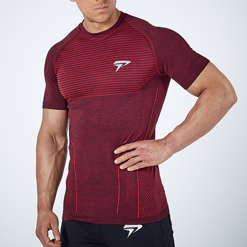 Men Running Tight Short T shirt compression Quick dry t shirt Male Gym Fitness Bodybuilding jogging Tees Tops clothing 220615, Red
Men Running Tight Short T shirt compression Quick dry t shirt Male Gym Fitness Bodybuilding jogging Tees Tops clothing 220615, Red