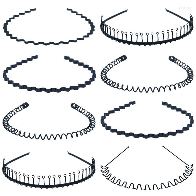 Bandanas Black Metal Spiral Headband For Men Women Hair Band Wave Shaped Hairband Face Washing Headdress Unisex Hoop AccessoryBandanas
Bandanas Black Metal Spiral Headband For Men Women Hair Band Wave Shaped Hairband Face Washing Headdress Unisex Hoop AccessoryBandanas