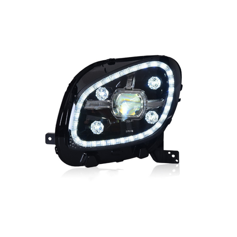 All LED Head Lamp For Smart LED Headlight 20 15-20 20 Headlights W453 DRL Turn Signal Dual Beam Lens Running Lights
