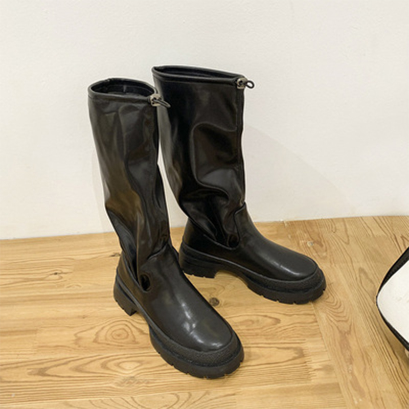 Womens Boots Fashion Pleated Boots Platform Heels Thick Sole Gothic Punk Style Wedges Shoes 2022 New Arrival Winter Flat, Black
Womens Boots Fashion Pleated Boots Platform Heels Thick Sole Gothic Punk Style Wedges Shoes 2022 New Arrival Winter Flat, Black