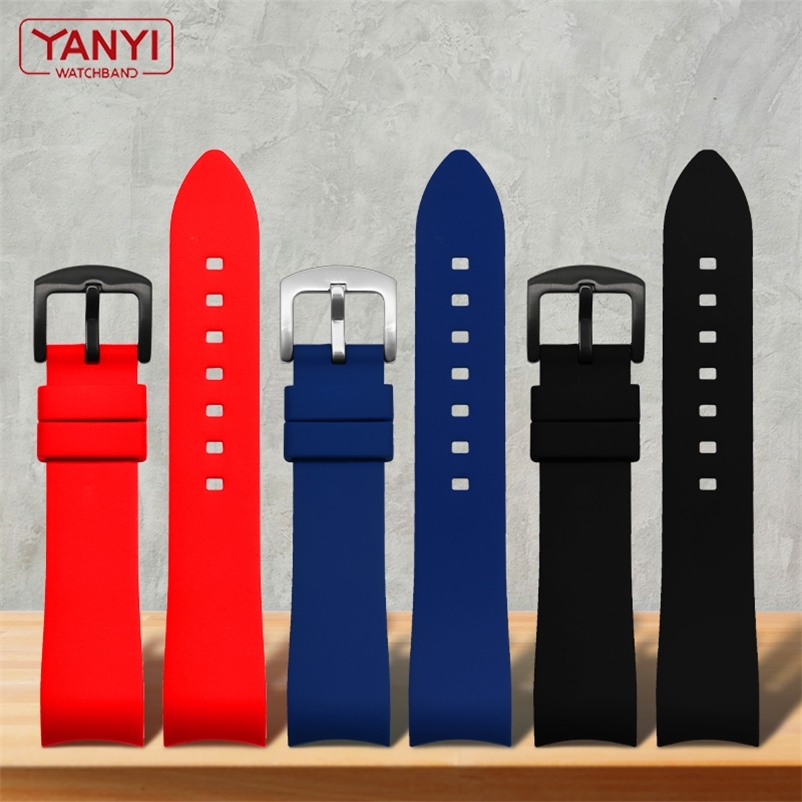 Curved end Rubber watchband 18mm 19mm 20mm 21mm 22mm 24mm strap for rolex band bracelet 220624gx
Curved end Rubber watchband 18mm 19mm 20mm 21mm 22mm 24mm strap for rolex band bracelet 220624gx