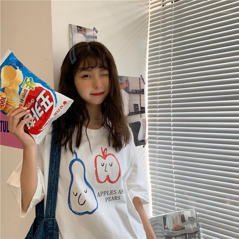 Women's T-Shirt Summer Funny Printing Mid-length Loose Short-sleeved Casual All-match College Style Women, White
Women's T-Shirt Summer Funny Printing Mid-length Loose Short-sleeved Casual All-match College Style Women, White