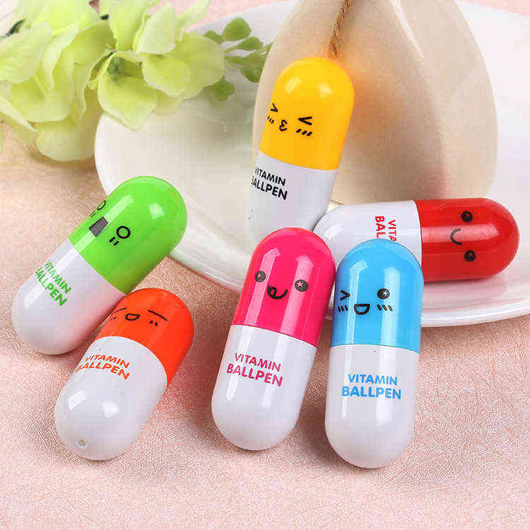 Lovely expression pill ballpoint pen creative cartoon capsule retractable pen children's gift stationery gift
Lovely expression pill ballpoint pen creative cartoon capsule retractable pen children's gift stationery gift