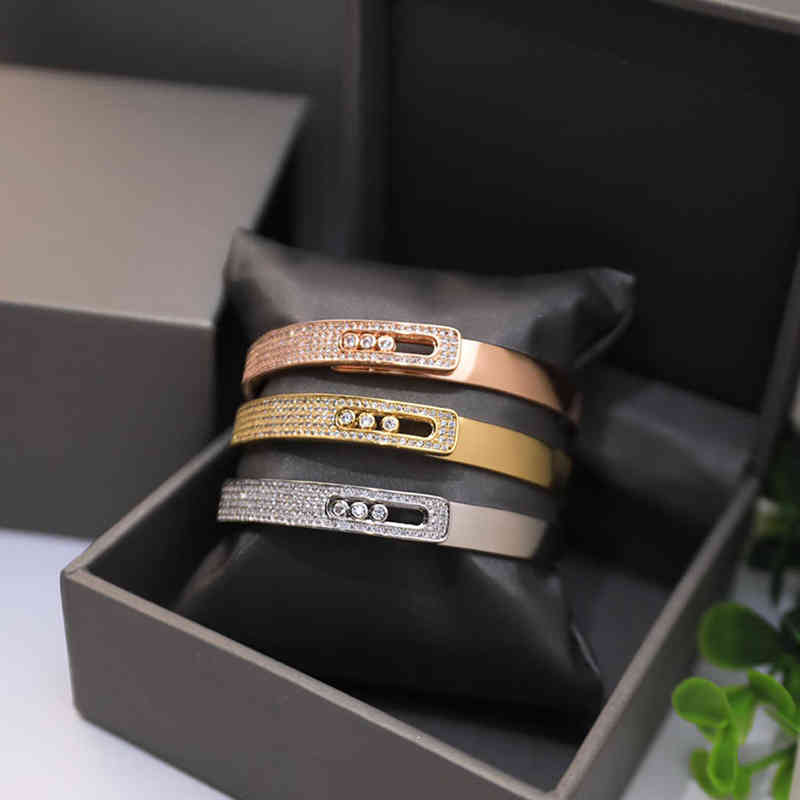 Classic MOVE Collection 925 Sterling Silver Closed Bracelet for Women Three movable stones christmas girlfriend gift
Classic MOVE Collection 925 Sterling Silver Closed Bracelet for Women Three movable stones christmas girlfriend gift