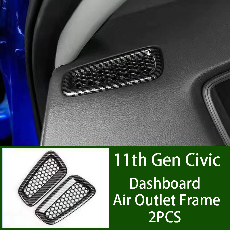 Car Interior Dashboard Air Outlet Carbon Fiber Decorative Stickers For Honda Civic11th Gen 2020 2021 Decorate Modification Part
Car Interior Dashboard Air Outlet Carbon Fiber Decorative Stickers For Honda Civic11th Gen 2020 2021 Decorate Modification Part