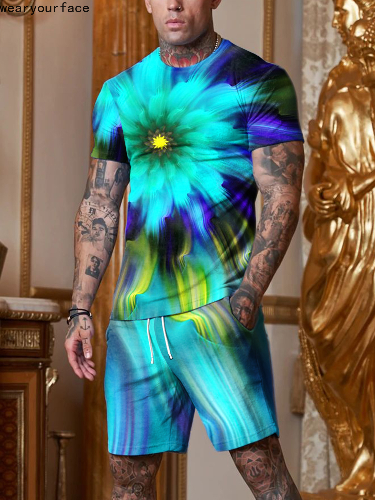 Colorful Florals Wall Letters T Shirts Shorts Sets Tracksuits 3D All Over Printed Casual Beach Streetwear Men Clothing, Tee and shorts1
Colorful Florals Wall Letters T Shirts Shorts Sets Tracksuits 3D All Over Printed Casual Beach Streetwear Men Clothing, Tee and shorts1