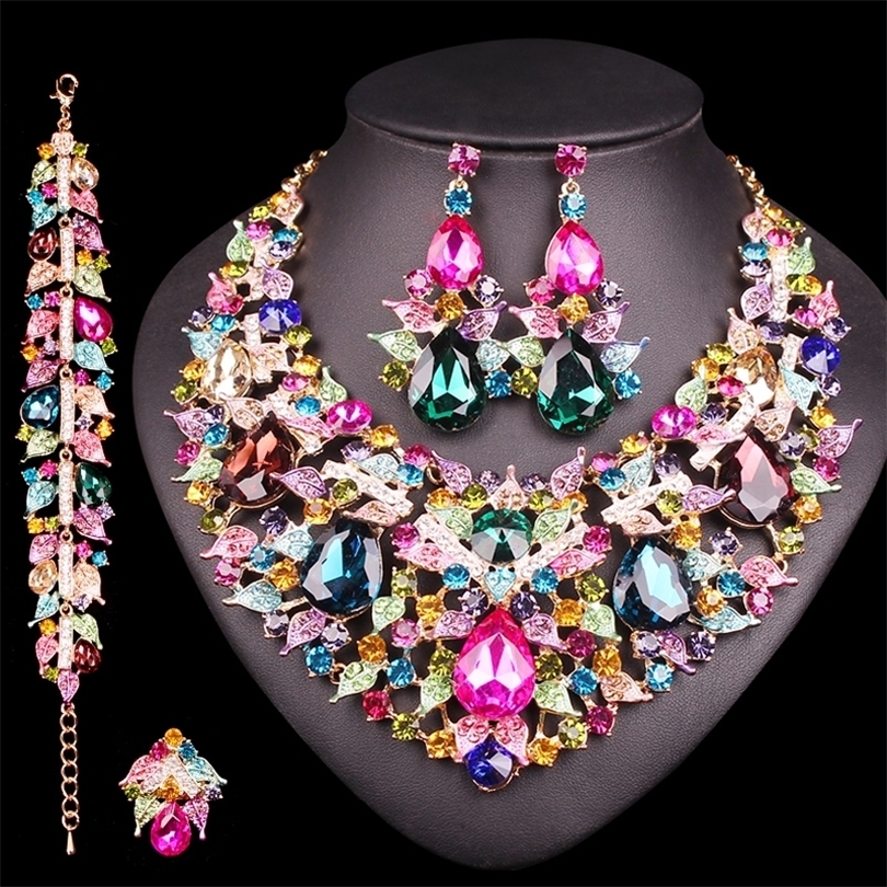 Luxury Leaves Necklace Earrings Set Jewelry Sets Party Wedding Prom Indian Bridal Costume Jewellery Trendy Gifts for Bride Women 201222
Luxury Leaves Necklace Earrings Set Jewelry Sets Party Wedding Prom Indian Bridal Costume Jewellery Trendy Gifts for Bride Women 201222
