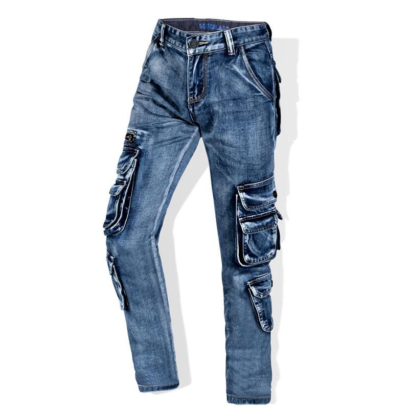 Men's Jeans Men's Retro Cargo Multi Pockets Washed Straight Fit Denim Pants Brand Overalls X1650Men's, Blue
Men's Jeans Men's Retro Cargo Multi Pockets Washed Straight Fit Denim Pants Brand Overalls X1650Men's, Blue