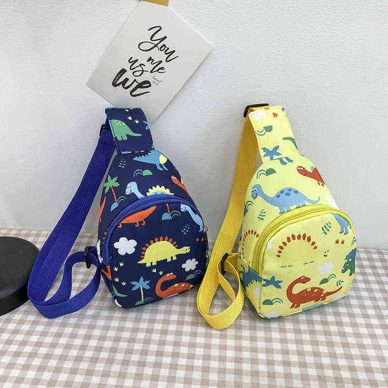Boy's messenger handsome dinosaur chest Korean small cross bag cute baby waist bag travel backpack children's bag, Yellow
Boy's messenger handsome dinosaur chest Korean small cross bag cute baby waist bag travel backpack children's bag, Yellow