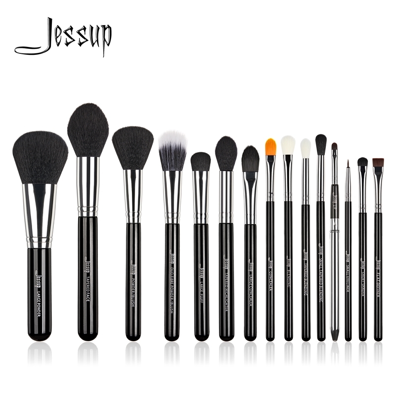 Jessup Pro Makeup Brushes Set 15pcs Cosmetic Make up Powder Foundation Eyeshadow Eyeliner Lip Black 220722
Jessup Pro Makeup Brushes Set 15pcs Cosmetic Make up Powder Foundation Eyeshadow Eyeliner Lip Black 220722