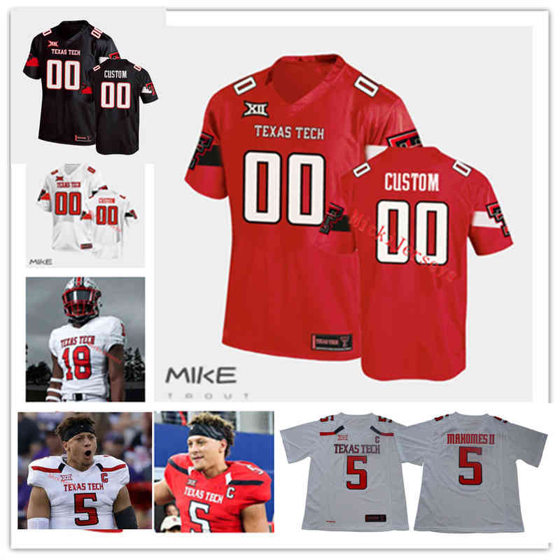 Xflsp Custom TTU Texas Tech Football Stitche Jersey Patrick Mahomes II Zach Thomos Tyler Shough Jerand Bradley Tyree Gilbert Ibeneme Robert, White with c patch
Xflsp Custom TTU Texas Tech Football Stitche Jersey Patrick Mahomes II Zach Thomos Tyler Shough Jerand Bradley Tyree Gilbert Ibeneme Robert, White with c patch